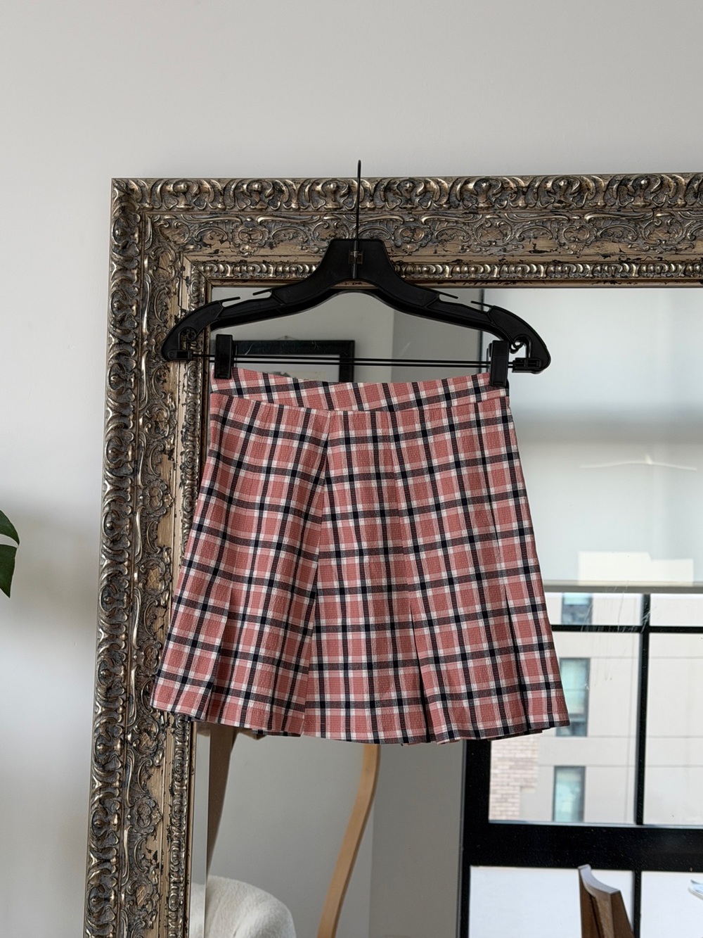 Anothera [Korean brand] plaid mini skirt / XS or size 0